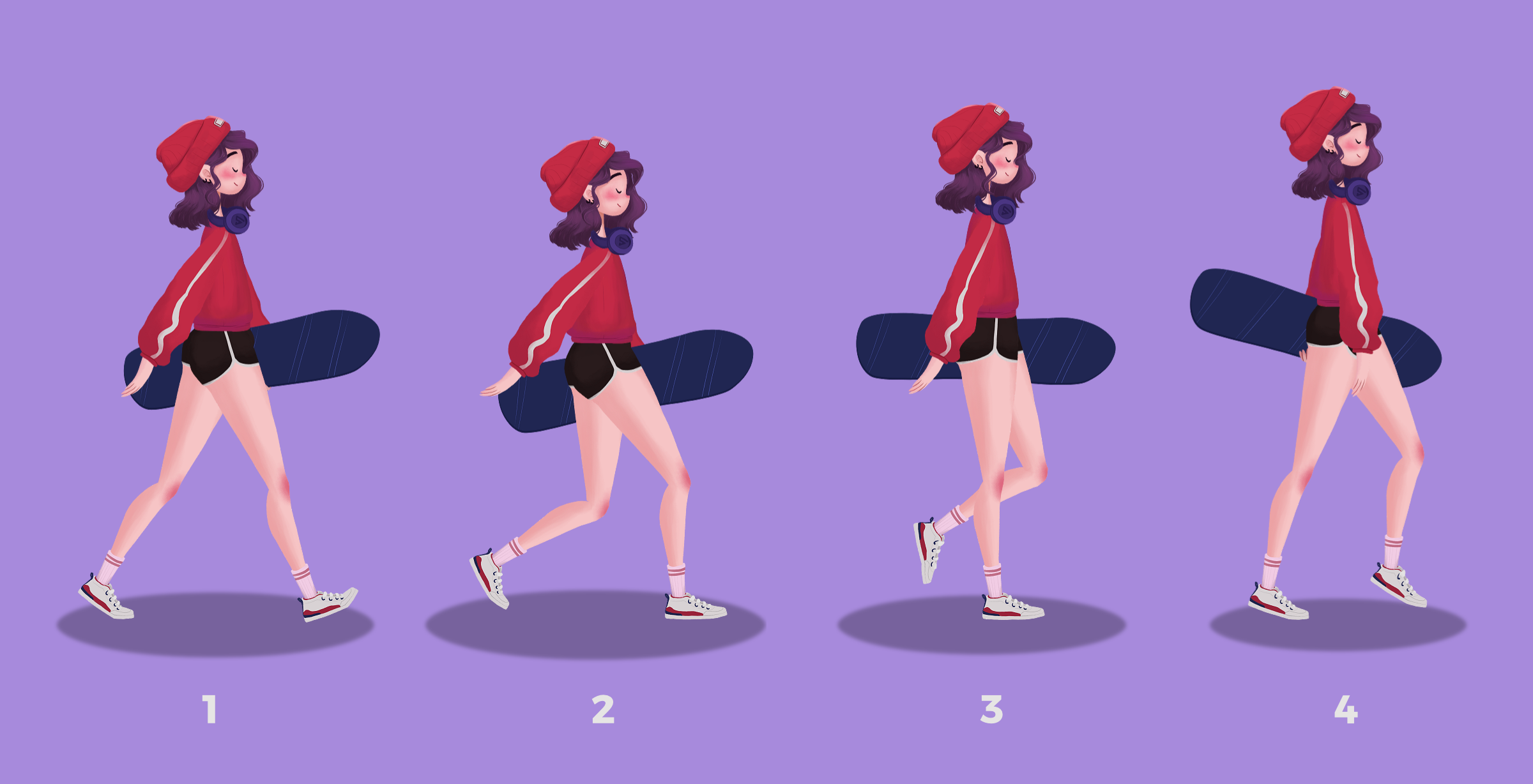 Generic walk cycle animation – Digital skills – Zuzanna Elhag-cheohanoi.vn